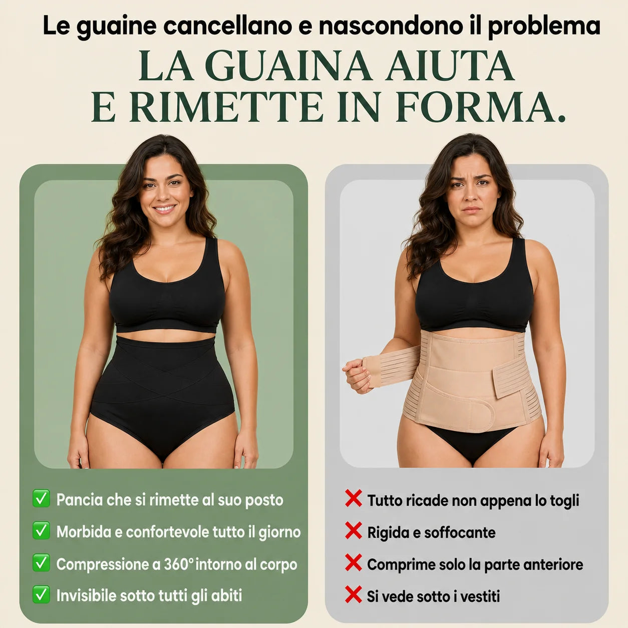 Slip Post-Parto — Compressione a 360°